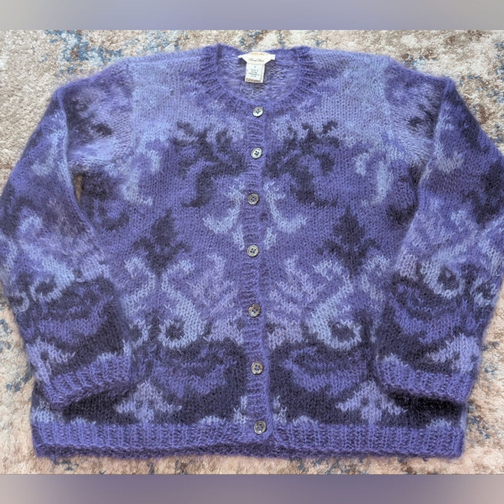 Talbots 90's Mohair Blend Cardigan Sweater